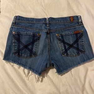 Seven denim cutoff shorts